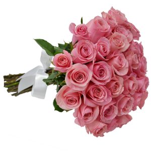 Buque com 30 rosas cor de rosa